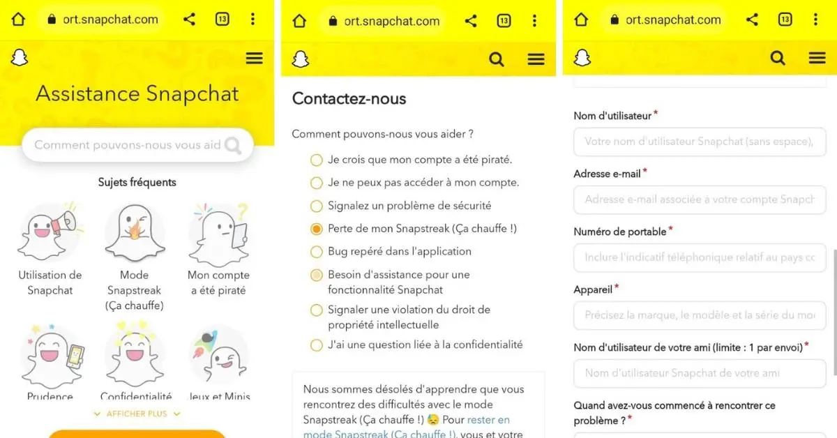 Comment récupérer ses flammes perdues sur Snapchat ️